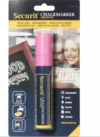 FEUTRE CRAIE ROSE ENCRE LIQUIDE MINE 7-15MM