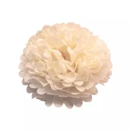 Fleurs de d&eacute;coration 20 cm x 3 CREME
