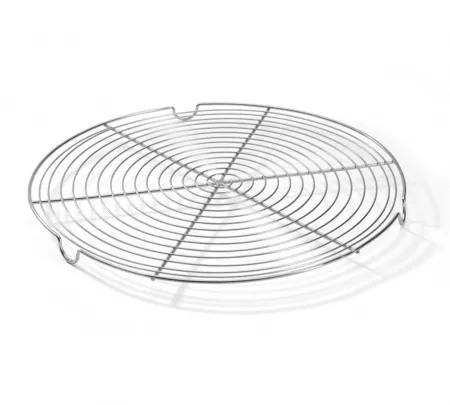 GRILLE RONDE INOX A 3 PIEDS diam:32cm