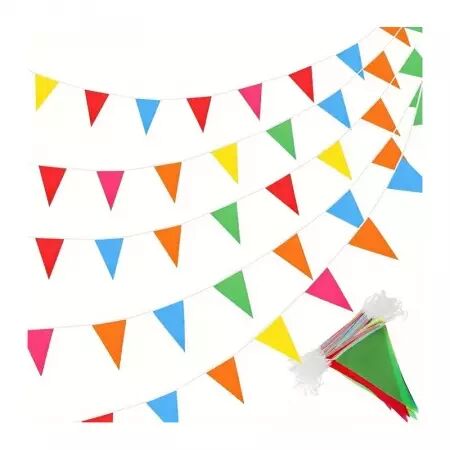 Guirlande 5m de 15 fanions triangulaire