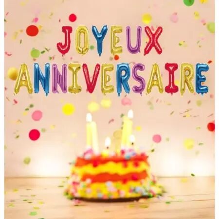 Guirlande ballons foil 40 cm MIX COUL / CO36766