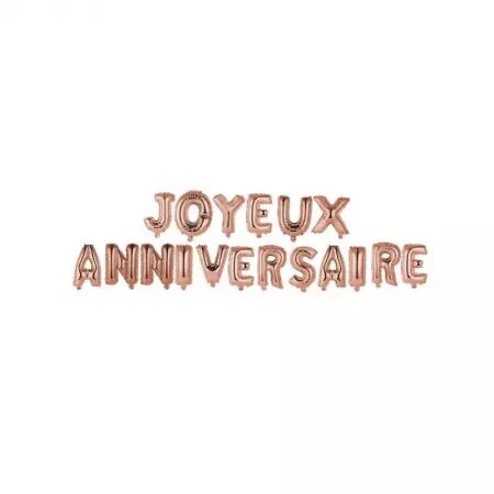 Guirlande ballons foil 40 cm ROSEGOLD / 36764