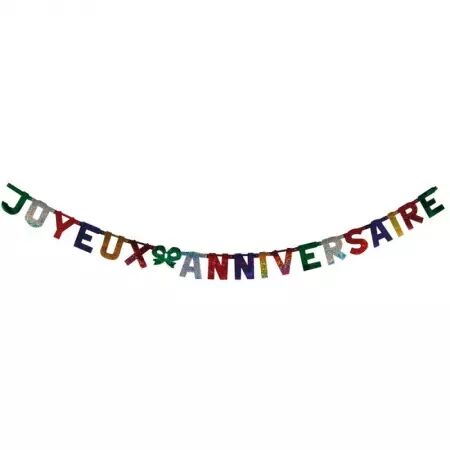 GUIRLANDE LETTRE JA GEANTE HOLO 3,50M	