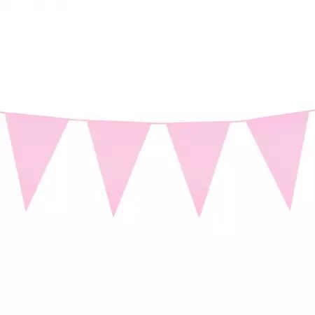 GUIRLANDE PE FANIONS 30X20 ROSE