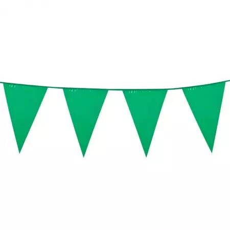 GUIRLANDE PE FANIONS 30X20 VERT