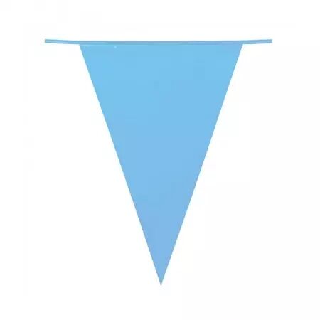 Guirlande PE XXL 18 fanions 45x30cm CIEL