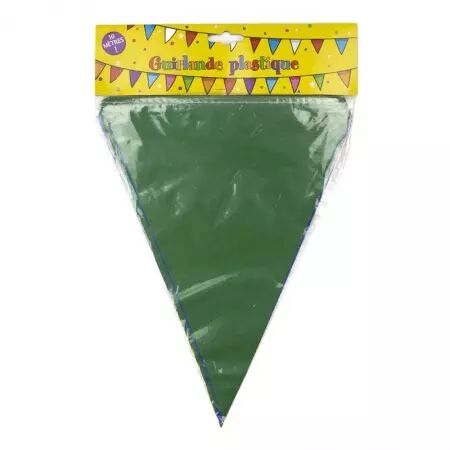 GUIRLANDE PLAST TRIANG. 10M / 20 fanions