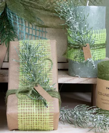 JUTE VERT FORET 5CM / ZW269846