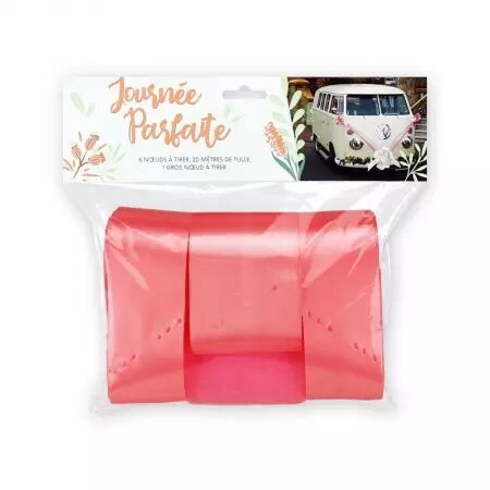 Kit de d&eacute;coration voiture MARIAGE Rouge