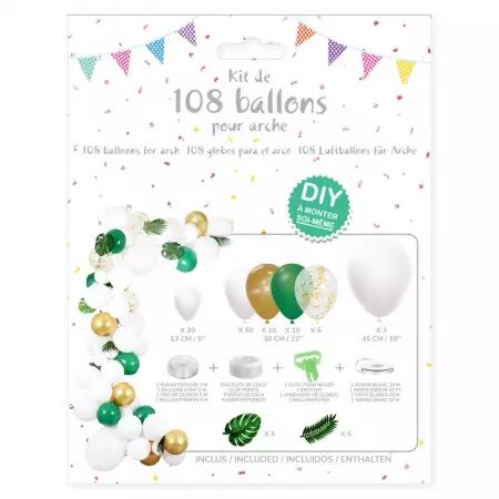 KIT TROPICAL 108 BALLONS
