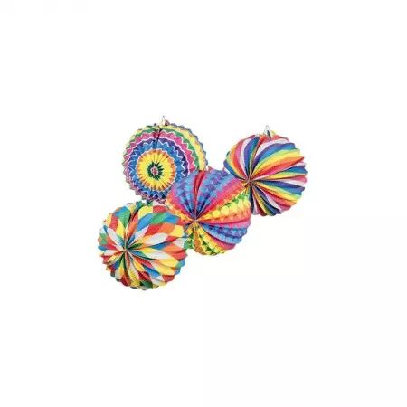 Lampion ballon 22 cm MULTICOLORE /CO14008
