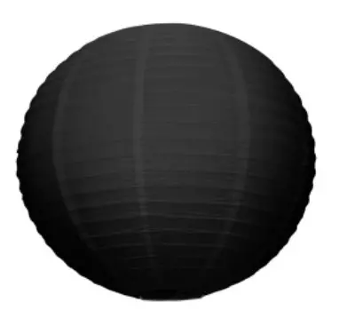 Lanterne japonnaise NOIR 50cm