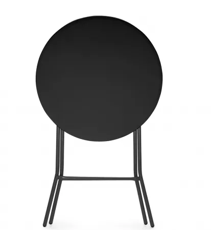 Mange-debout rond noir HDPE pliable 800X1100 MM
