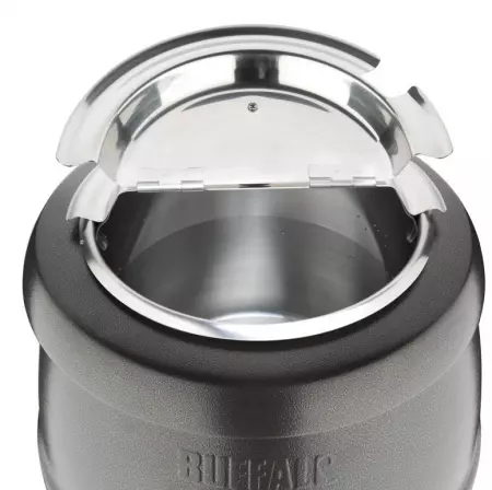 Marmite &agrave; soupe Buffalo gris graphite 10L