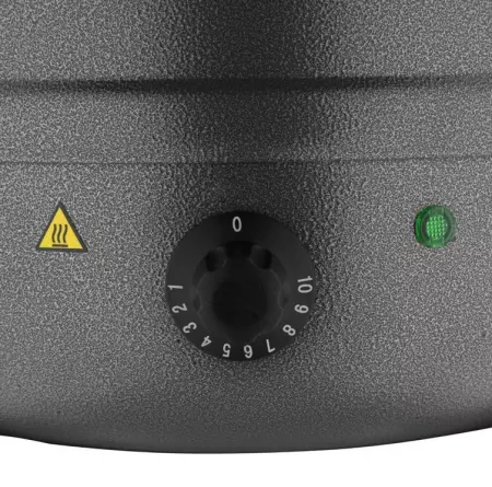 Marmite &agrave; soupe Buffalo gris graphite 10L