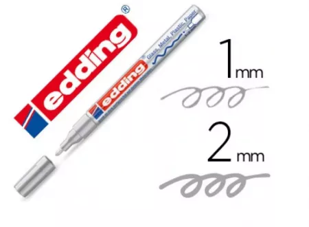 MARQUEUR EDDING PEINTURE ARGENT