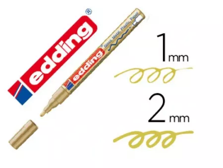 MARQUEUR EDDING PEINTURE OR