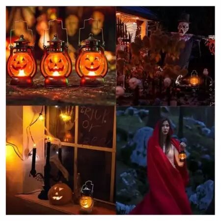 Mini lanterne Citrouille LED 12.6  x ...