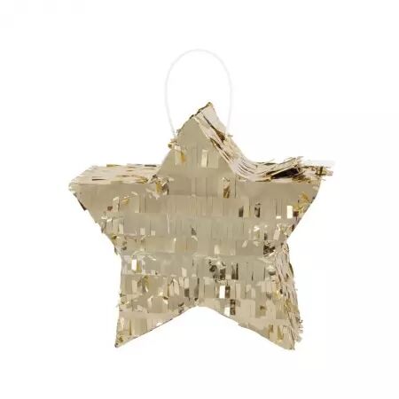 Mini Pinata Etoile Or 19 X 17 cm