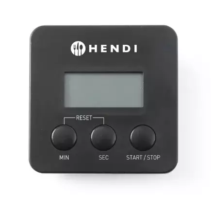 MINUTEUR DE CUISINE NUMERIQUE 67X67 MM AVEC CLIP MAGNETIQUE 