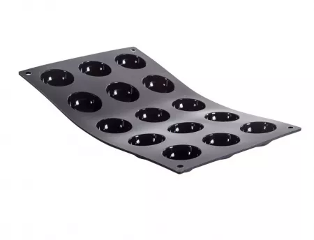 MOULFLEX NOIR - PLAQUE DE 15 1/2SPHERE