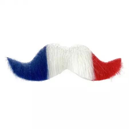 Moustache tricolore 