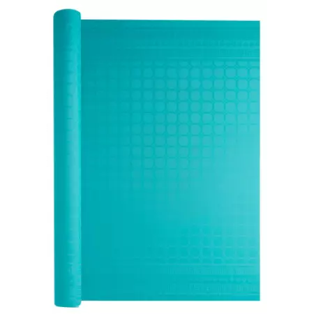 Nappe Damass&eacute;e 1.20x25m TURQUOISE