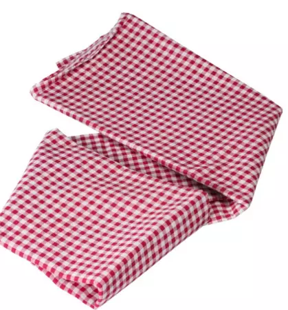 NAPPE VICHY ROUGE 140CM X 250CM