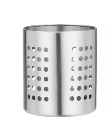 Panier couvert rond inox 110x130mm