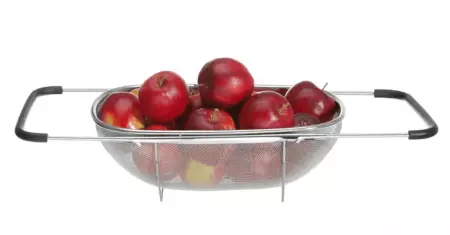 Passoire extensible pour &eacute;vier inox 360x240x115 mm