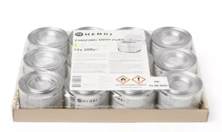 PATE COMBUSTIBLE POUR CHAFING DISH EN BOITE 200g ethanol