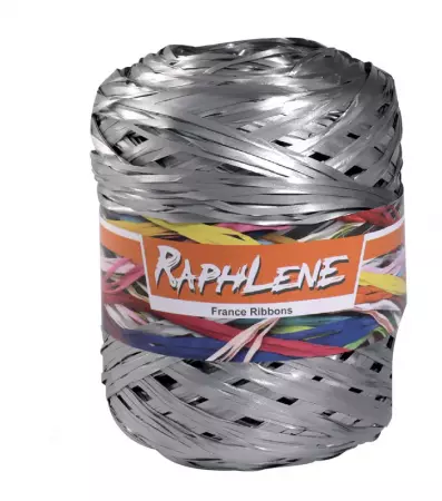 PELOTE XL RAPHIA ARGENT 200m