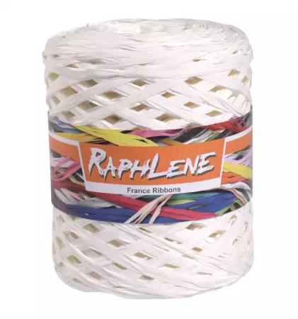 PELOTE XL RAPHIA BLANC 200m