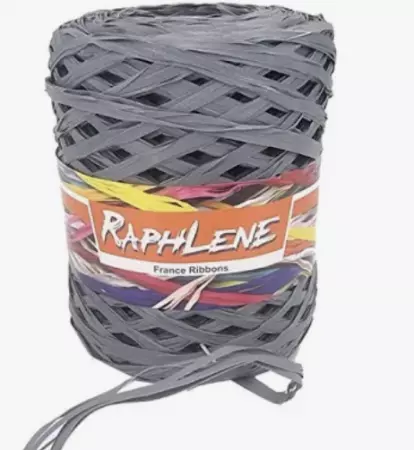 PELOTE XL RAPHIA GRIS 200m