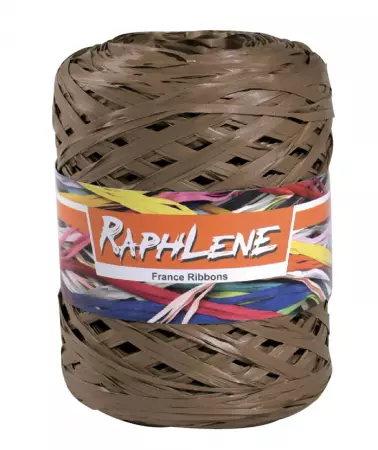PELOTE XL RAPHIA MARRON 200m
