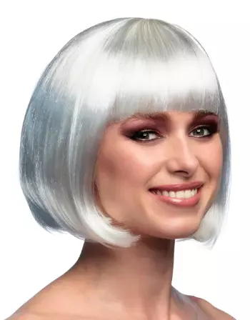  Perruque Cabaret blanc