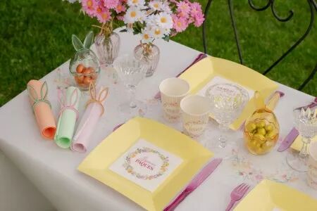 PETITE SERVIETTE PRINTEMPS  MUL 25 x 25 cm Multicolore 