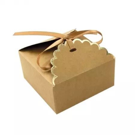 PETITES BOITES A FESTONS KRAFT X 8