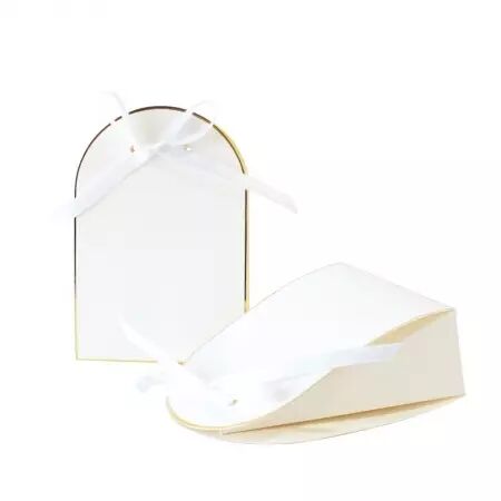 PETITES BOITES BLANCHES ET OR X8