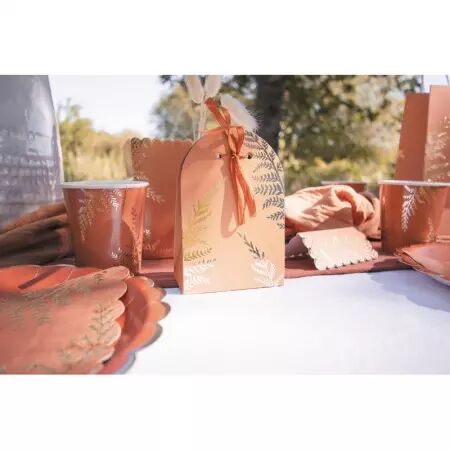 PETITES BOITES FOUGERE TERRACOTTA X 8