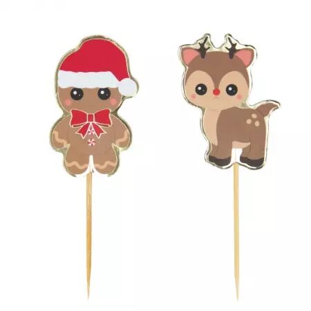 PICS A COCKTAIL RENNES ET PAINS D EPICES X 10 PCS