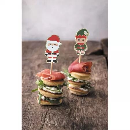 PICS A COCKTAIL SWEETY XMAS X 10 PCS