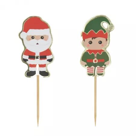 PICS A COCKTAIL SWEETY XMAS X 10 PCS