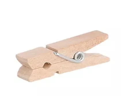 PINCES 3,5 (h) CM NATUREL BOIS (100 UNIT&Eacute;)