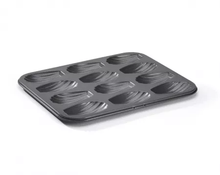 PLAQUE A 12 MADELEINES 7X4X1.5CM 20X26CM