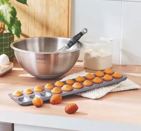 PLAQUE DE 20 MINI MADELEINES 4.3X3CM