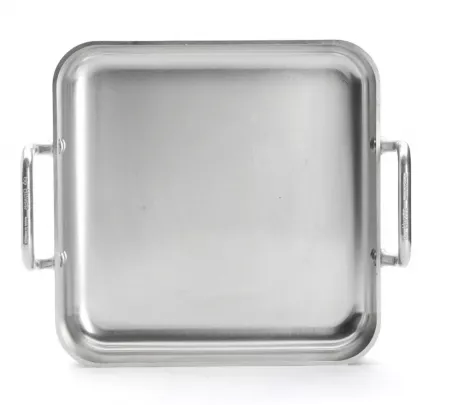 PLAT A ROTIR CARRE ALU.2 A.F.30X30