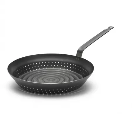 POELE A MARRONS RAINUREE TS FEUX 