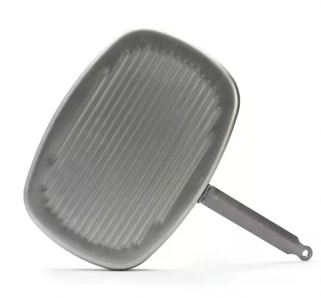 POELE GRILL RECTANG. QUEUE F. 38X26CM