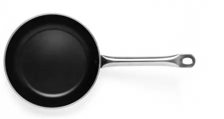 PO&Ecirc;LE INDUCTION  ALUMINIUM MANCHE EN INOX 3MM. 28 &Oslash;